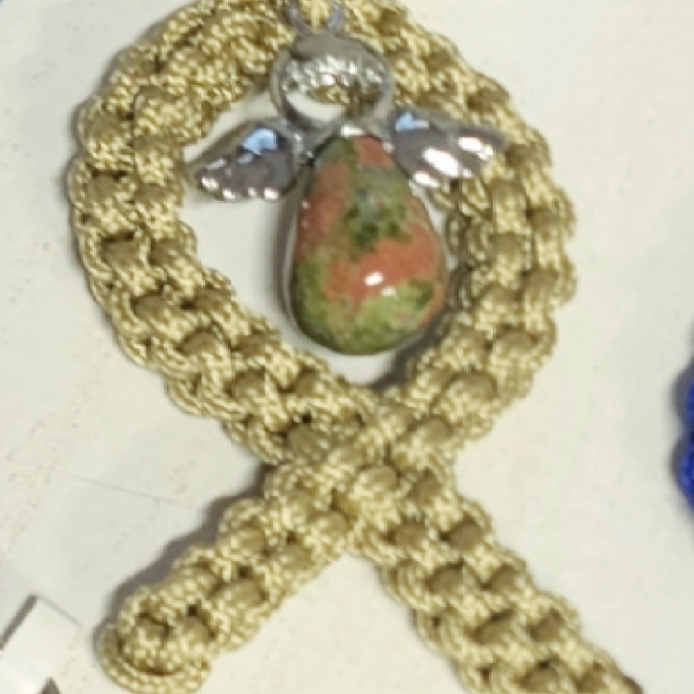 Natural gemstones Angel's watching over me